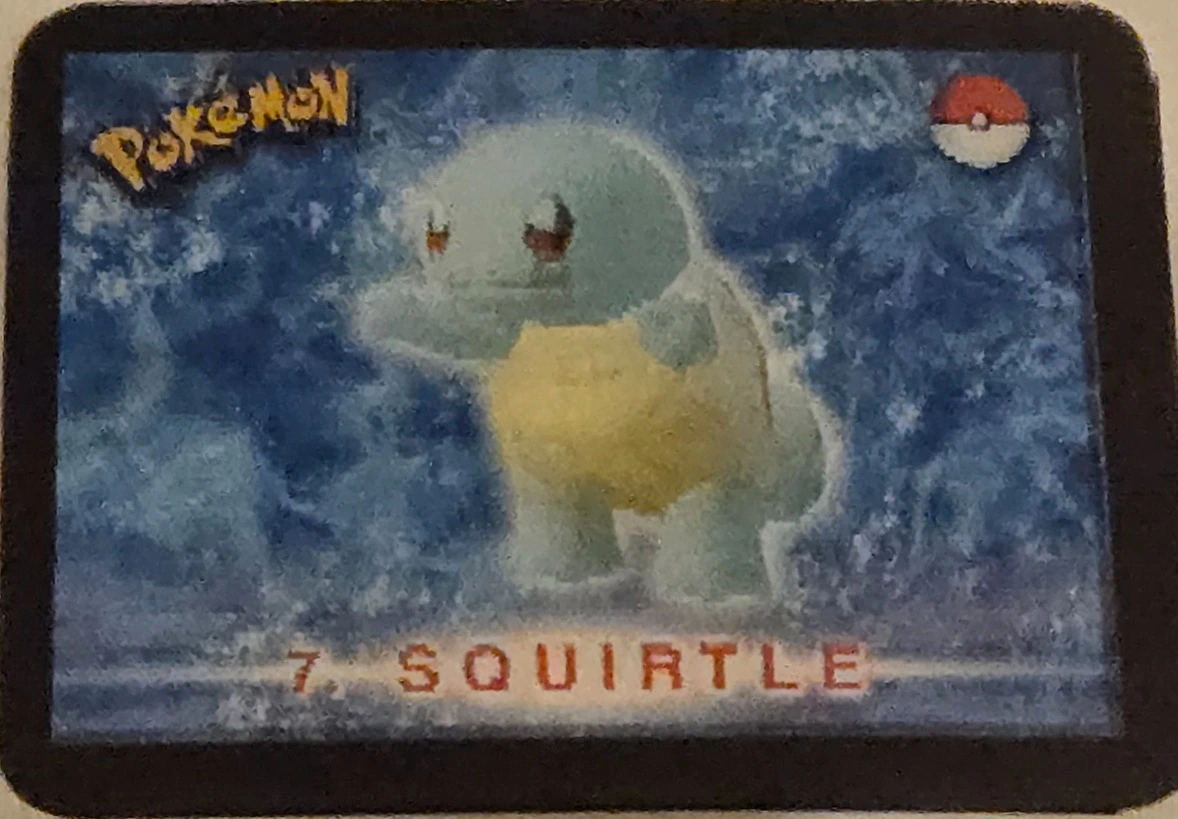 Squirtle / Wartortle / Blastoise collectible, Pokémon Stadium Action 3D’s, front