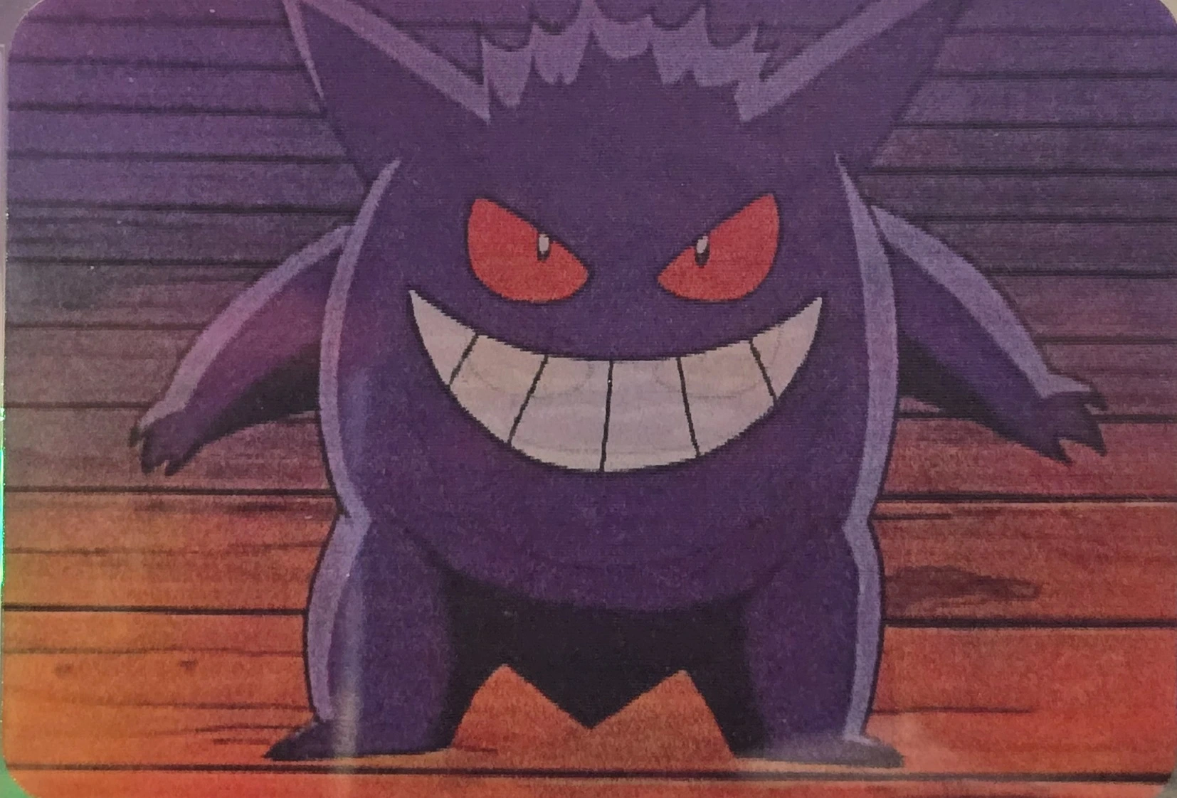 Gengar card #31, Pokémon Pioneer/Viz VHS Lenticular Cards Checklist, front