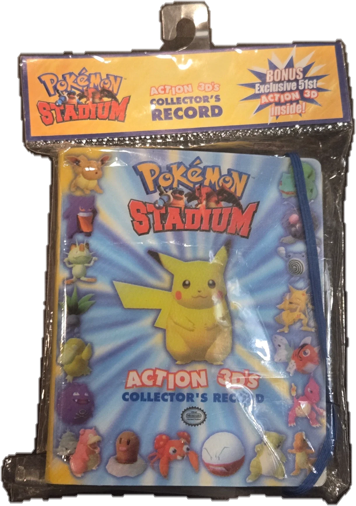Collector Binder, Pokémon Stadium Action 3D’s, front
