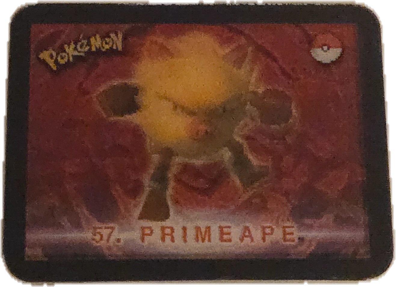 Primeape collectible, Pokémon Stadium Action 3D’s, front
