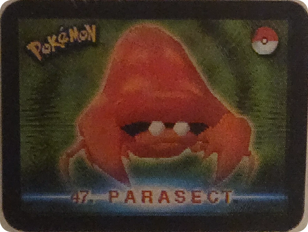 Paras / Parasect collectible, Pokémon Stadium Action 3D’s