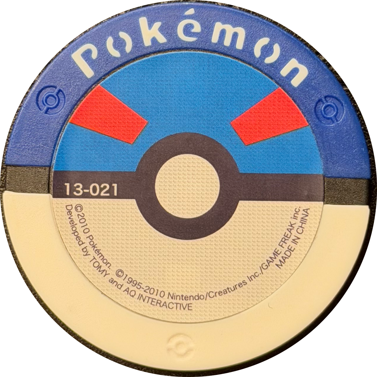 Haunter collectible #13-021, Pokemon Battrio Legendary Challenge Chapter Checklist (2010), back