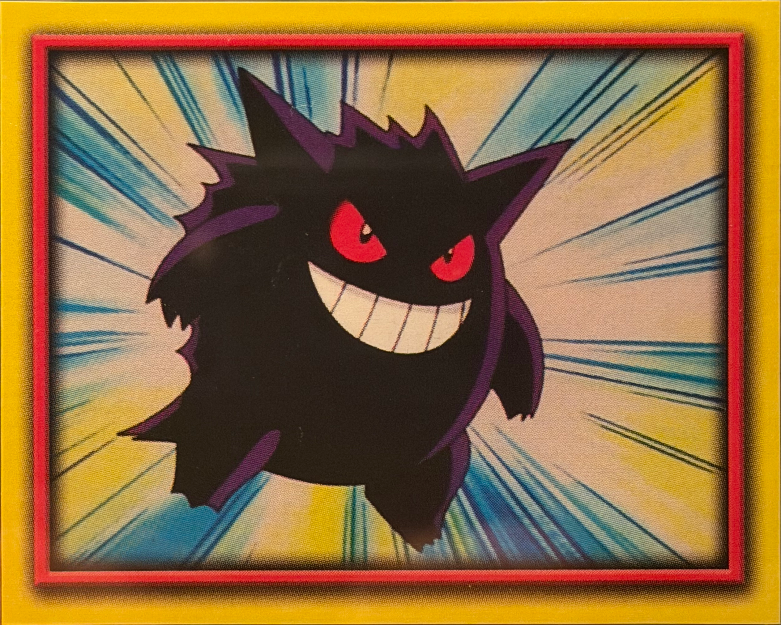 Gengar card #161, Pokémon Merlin Series 5 (2002), front