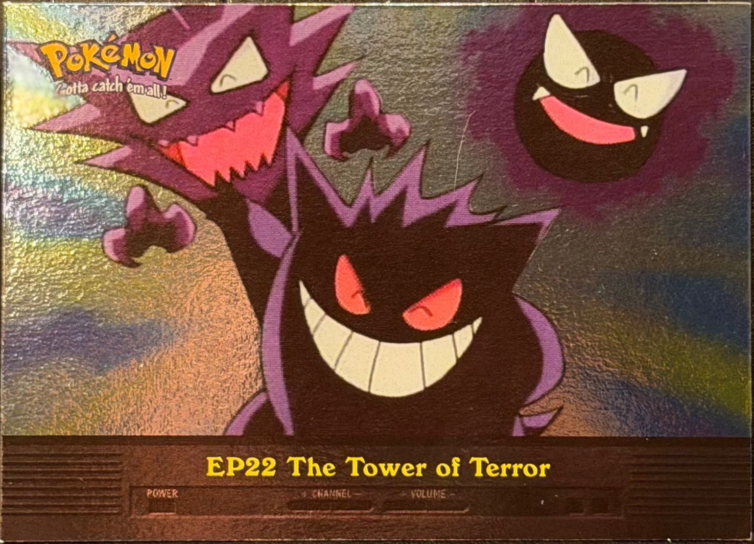 The Tower of Terror card #EP22, Pokemon Topps Series 2 (1999), front