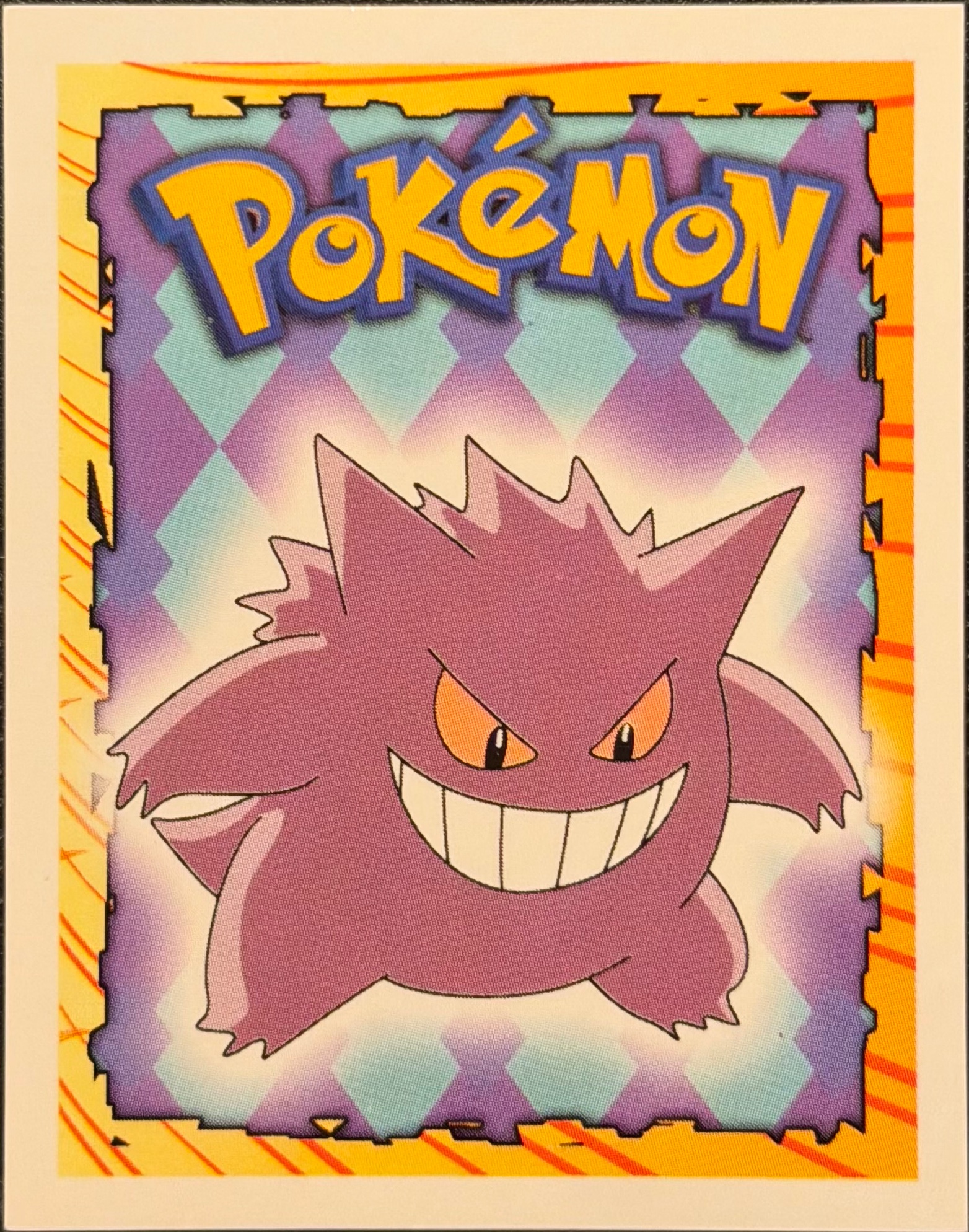 Gengar card #94, Pokémon Merlin Series 1 (1999), front