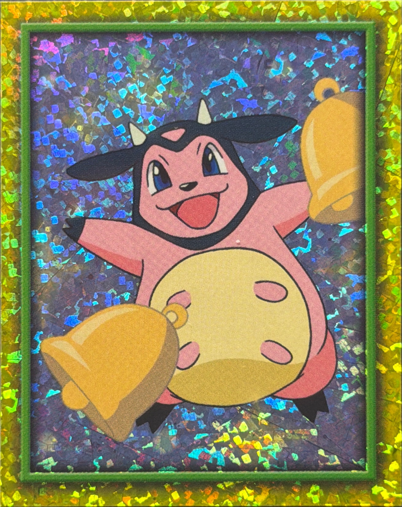 Miltank card #P17, Pokémon Merlin Series 5 (2002), front