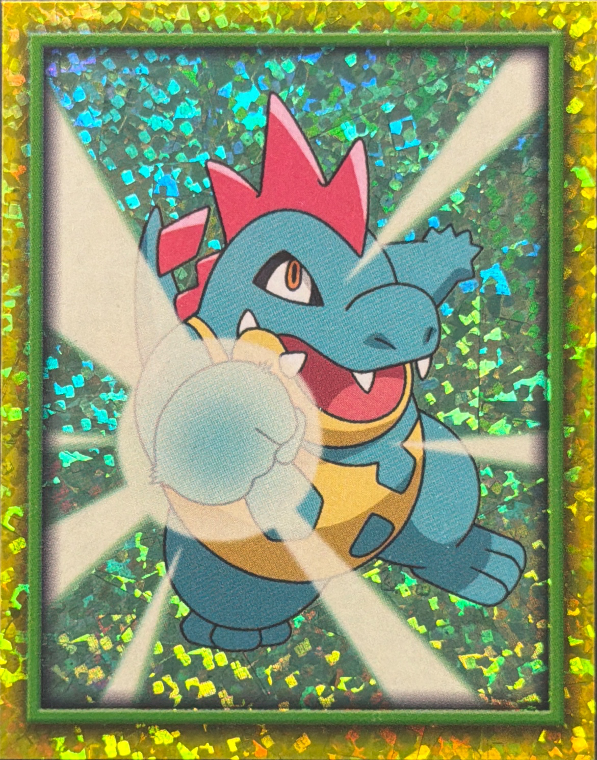 Croconaw card #P1, Pokémon Merlin Series 5 (2002), front